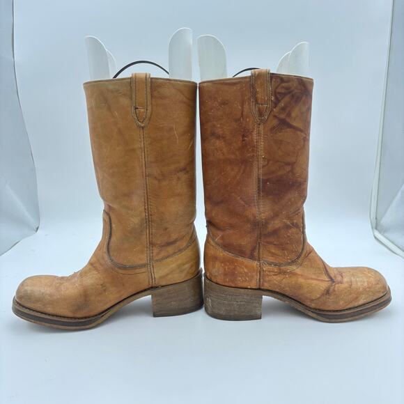 Vintage 60s 70s Acme Leather Campus Rancher Boots Men's 8.5EEE Made in USA - Picture 6 of 14